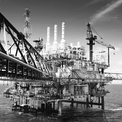 Gas supply for the offshore industry and shipyards